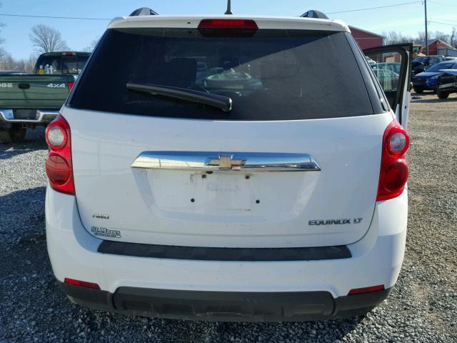 1GNFLEEK9DZ110188 - 2013 CHEVROLET EQUINOX LT WHITE photo 9