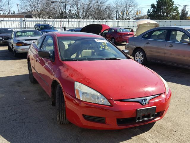 1HGCM82753A034025 - 2003 HONDA ACCORD EX RED photo 1