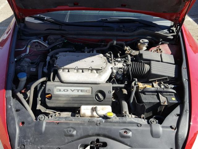 1HGCM82753A034025 - 2003 HONDA ACCORD EX RED photo 7