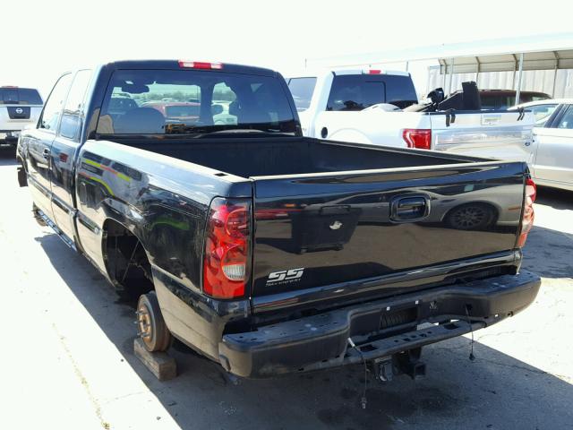 2GCEC19N251308350 - 2005 CHEVROLET SILVERADO BLACK photo 3