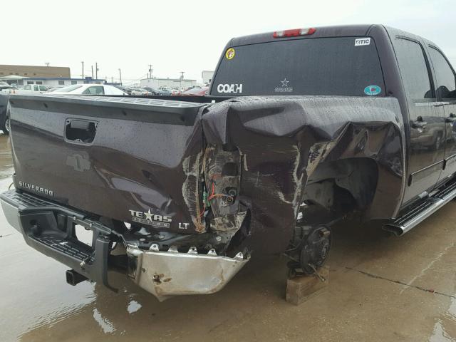 2GCEC13J081153517 - 2008 CHEVROLET SILVERADO PURPLE photo 9