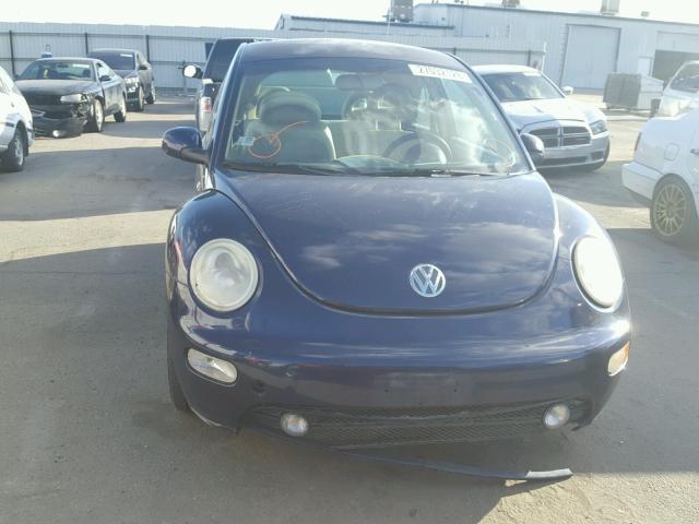 3VWCK21C02M411519 - 2002 VOLKSWAGEN NEW BEETLE BLUE photo 9