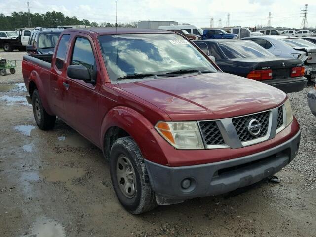 1N6BD06T57C457357 - 2007 NISSAN FRONTIER K RED photo 1