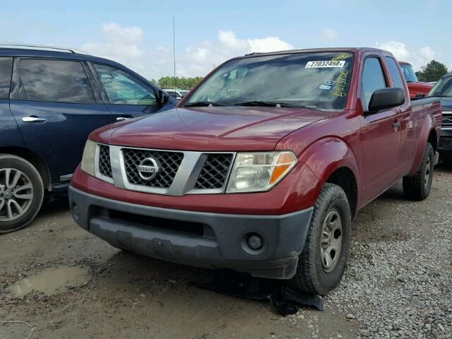 1N6BD06T57C457357 - 2007 NISSAN FRONTIER K RED photo 2