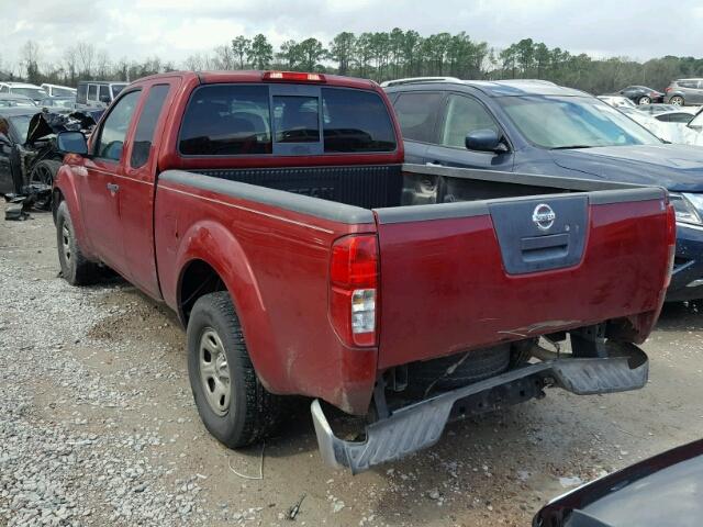 1N6BD06T57C457357 - 2007 NISSAN FRONTIER K RED photo 3