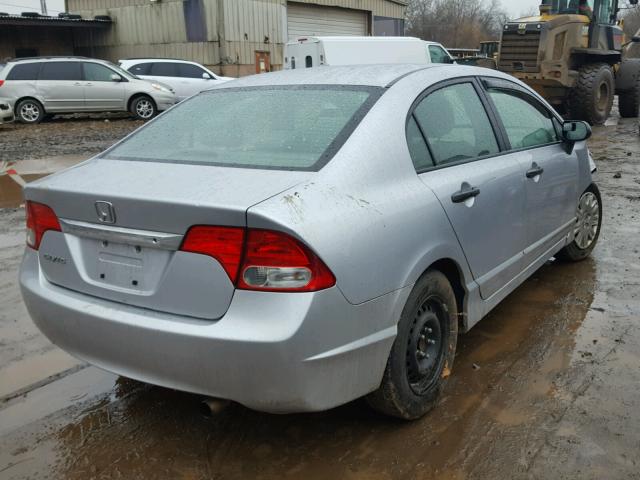 2HGFA16369H341251 - 2009 HONDA CIVIC VP SILVER photo 4