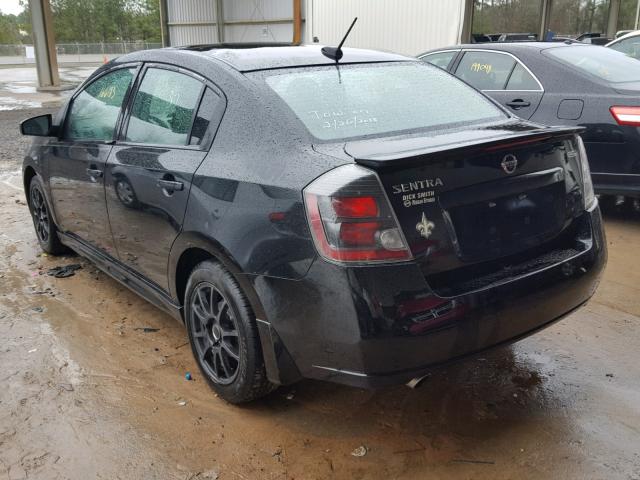 3N1AB6AP7CL639452 - 2012 NISSAN SENTRA 2.0 BLACK photo 3