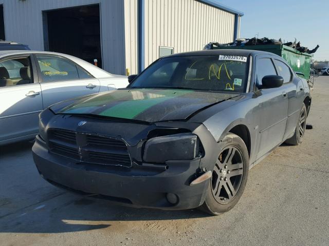 2B3KA53H56H166282 - 2006 DODGE CHARGER R/ BLACK photo 2