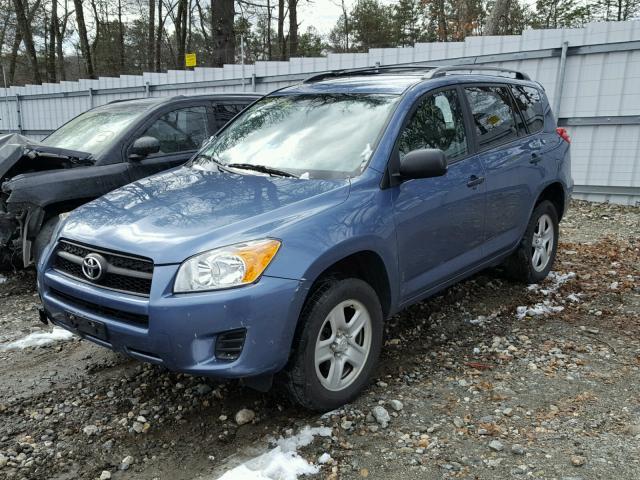 2T3JF4DV6BW128550 - 2011 TOYOTA RAV4 BLUE photo 2