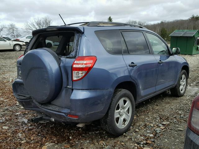 2T3JF4DV6BW128550 - 2011 TOYOTA RAV4 BLUE photo 4