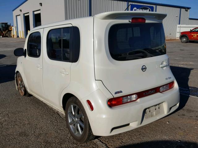 JN8AZ28RX9T102690 - 2009 NISSAN CUBE BASE WHITE photo 3