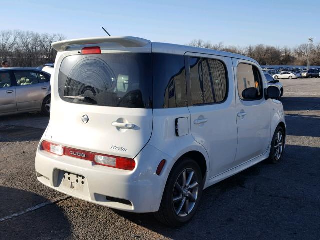 JN8AZ28RX9T102690 - 2009 NISSAN CUBE BASE WHITE photo 4