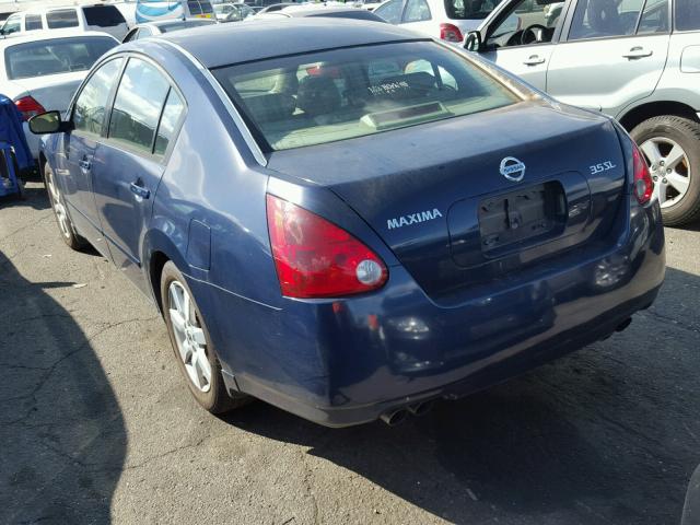 1N4BA41EX6C803435 - 2006 NISSAN MAXIMA SE BLUE photo 3