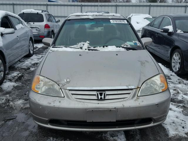 2HGES26723H584922 - 2003 HONDA CIVIC EX ოქროსფერი ფოტო 9