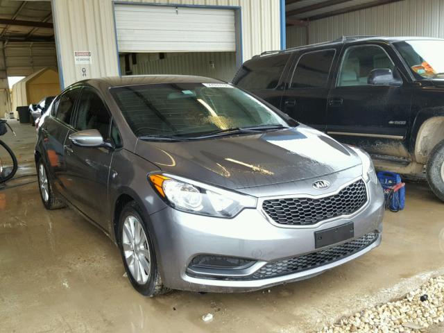 KNAFX4A60G5607753 - 2016 KIA FORTE LX GRAY photo 1