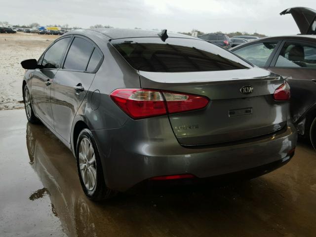 KNAFX4A60G5607753 - 2016 KIA FORTE LX GRAY photo 3