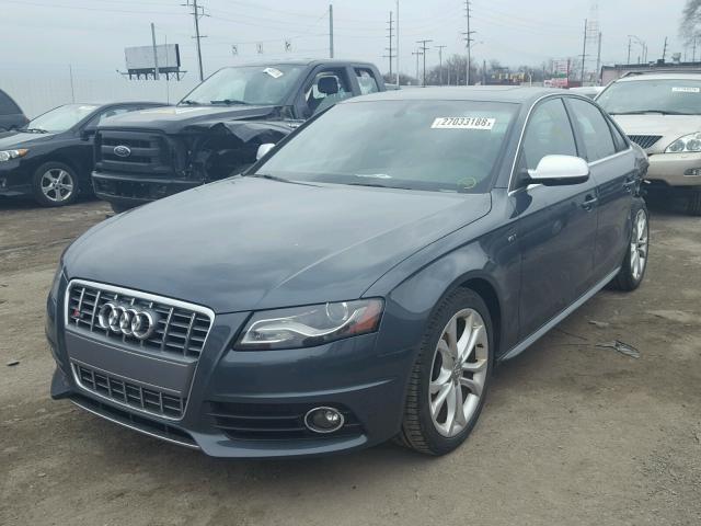 WAUMGAFL0BA016438 - 2011 AUDI S4 PRESTIG BLUE photo 2