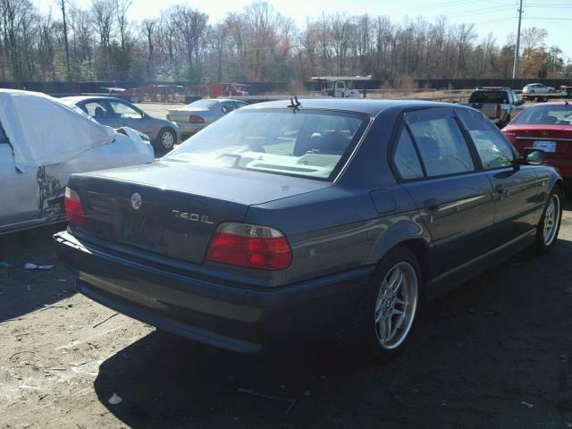 WBAGH83421DP18547 - 2001 BMW 740 IL GRAY photo 4