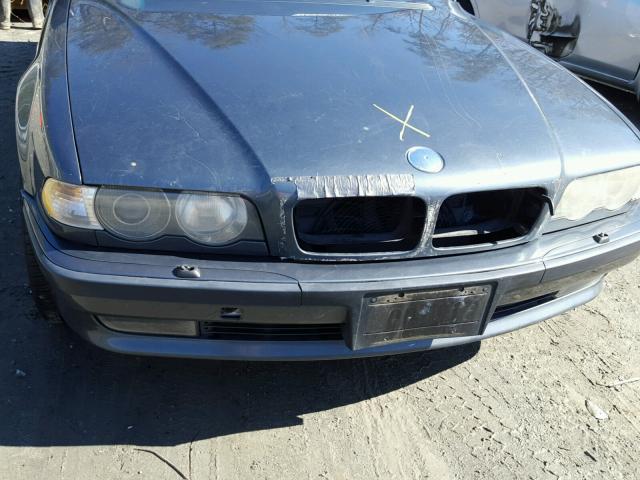 WBAGH83421DP18547 - 2001 BMW 740 IL GRAY photo 9