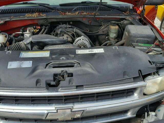 3GNEC16T01G172456 - 2001 CHEVROLET SUBURBAN C RED photo 7