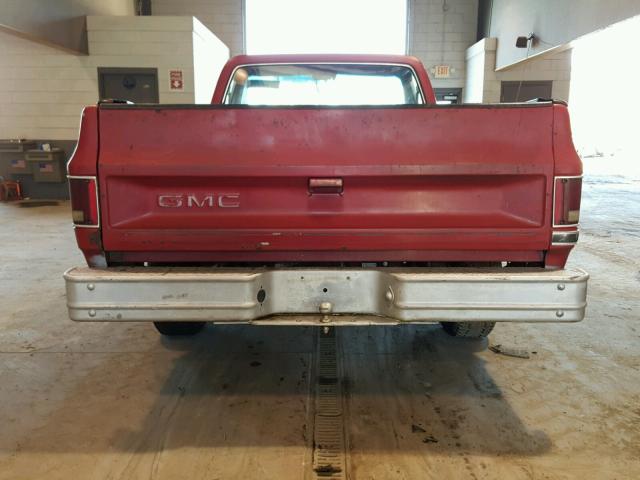 1GTDC14H5FF730698 - 1985 GMC C1500 RED photo 6