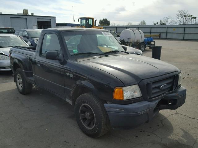 1FTYR10U84PA07843 - 2004 FORD RANGER BLACK photo 1