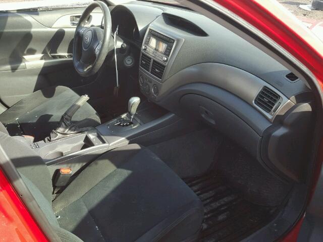 JF1GH62668H824101 - 2008 SUBARU IMPREZA 2. RED photo 5