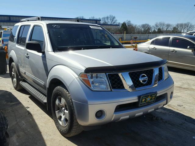 5N1AR18U76C647344 - 2006 NISSAN PATHFINDER SILVER photo 1