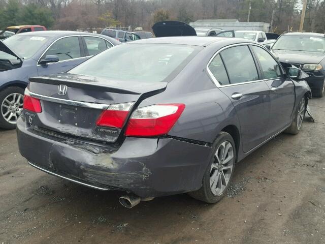 1HGCR2F53FA233988 - 2015 HONDA ACCORD SPO GRAY photo 4