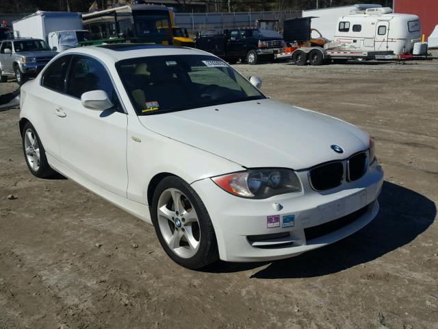 WBAUP9C56BVL90520 - 2011 BMW 128 I WHITE photo 1