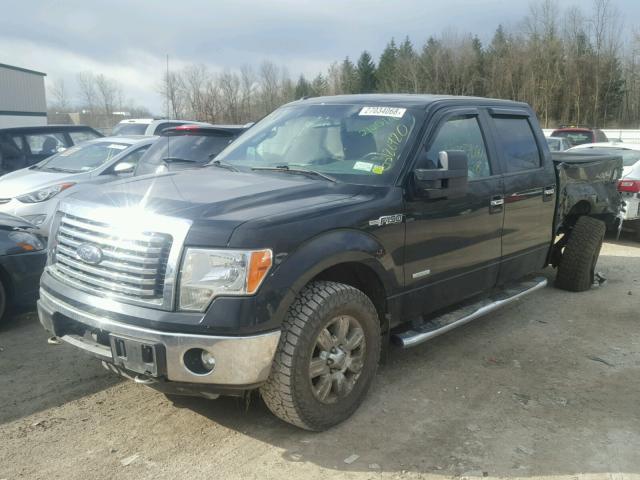 1FTFW1ETXCFC52969 - 2012 FORD F150 SUPER BLACK photo 2