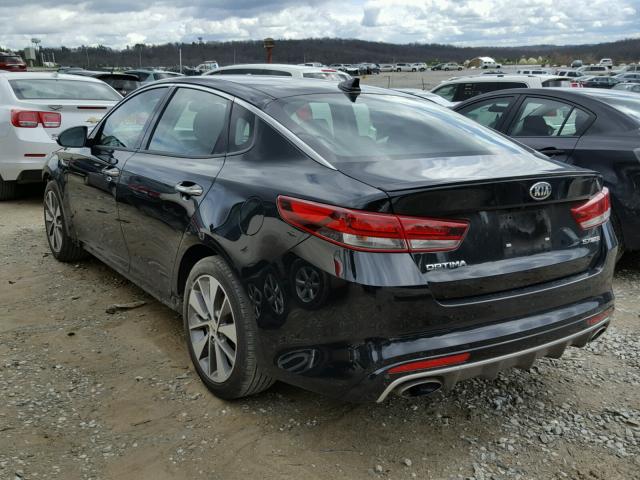 5XXGW4L27HG137786 - 2017 KIA OPTIMA SX BLACK photo 3