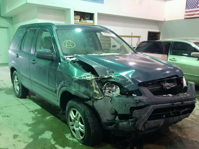 JHLRD78842C043937 - 2002 HONDA CR-V EX GREEN photo 1