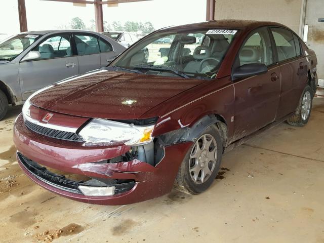 1G8AJ52F33Z120403 - 2003 SATURN ION LEVEL MAROON photo 2