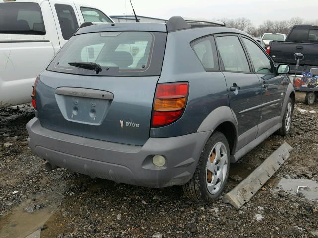 5Y2SL65826Z458435 - 2006 PONTIAC VIBE BLUE photo 4