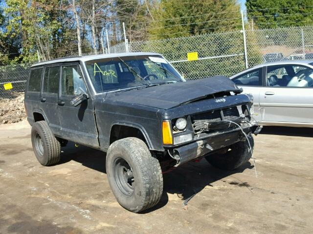 1JCML7841HT190599 - 1987 JEEP CHEROKEE L BLACK photo 1