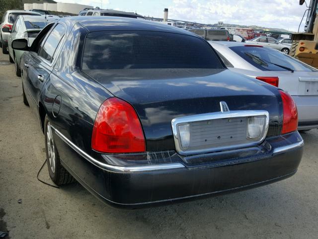 1LNHM81V76Y644178 - 2006 LINCOLN TOWN CAR S BLACK photo 3