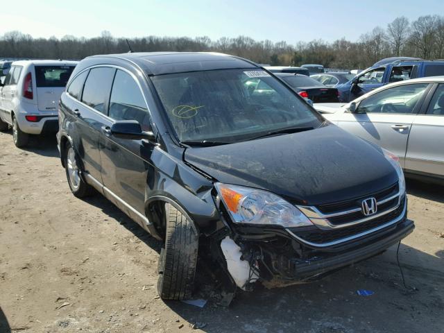 5J6RE4H75AL031398 - 2010 HONDA CR-V EXL BLACK photo 1