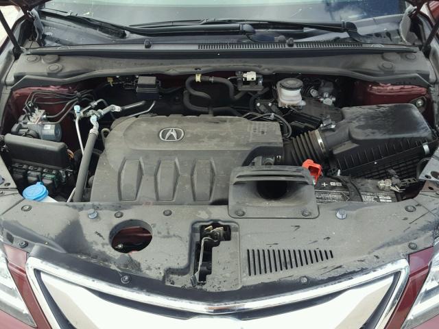 5J8TB3H39GL019115 - 2016 ACURA RDX BASE RED photo 7