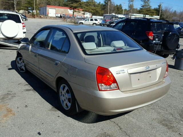 KMHDN46D26U317313 - 2006 HYUNDAI ELANTRA GL GRAY photo 3