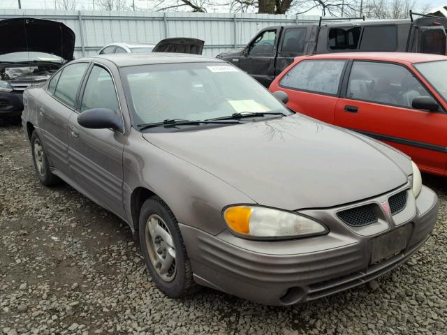 1G2NF52F82C226845 - 2002 PONTIAC GRAND AM S GRAY photo 1