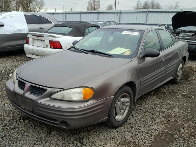 1G2NF52F82C226845 - 2002 PONTIAC GRAND AM S GRAY photo 2