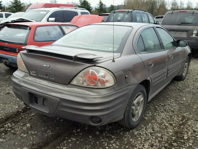 1G2NF52F82C226845 - 2002 PONTIAC GRAND AM S GRAY photo 4