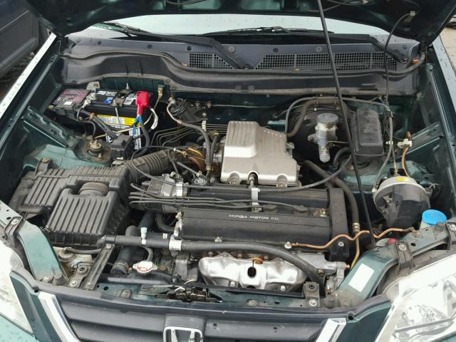 JHLRD18771S012514 - 2001 HONDA CR-V SE GREEN photo 7