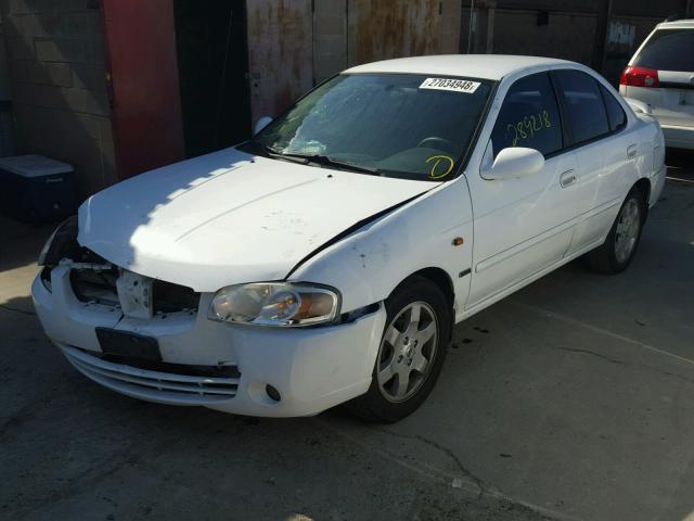 3N1CB51D86L509371 - 2006 NISSAN SENTRA 1.8 WHITE photo 2