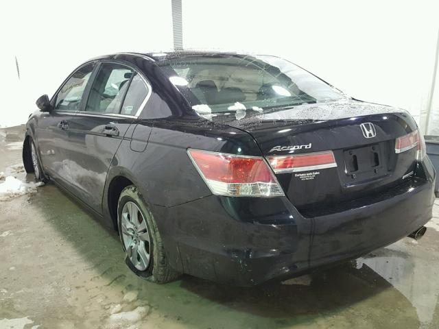 1HGCP2F6XCA142260 - 2012 HONDA ACCORD SE BLACK photo 3