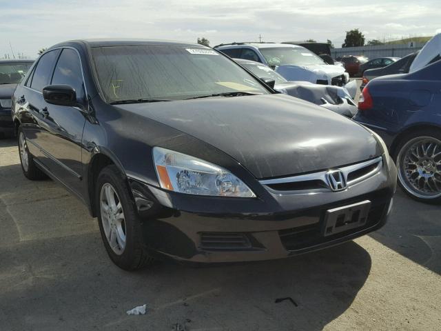 1HGCM56317A160796 - 2007 HONDA ACCORD SE BLACK photo 1