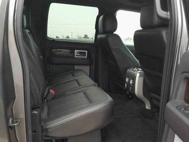 1FTFW1ET1DFD75805 - 2013 FORD F150 SUPER GRAY photo 6