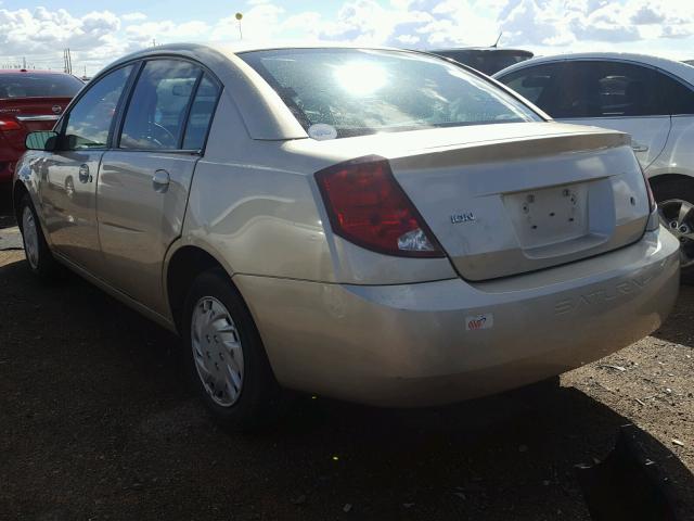 1G8AJ52F64Z132787 - 2004 SATURN ION LEVEL TAN photo 3