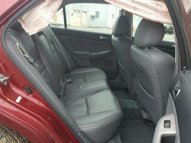 1HGCM66586A030987 - 2006 HONDA ACCORD EX MAROON photo 6